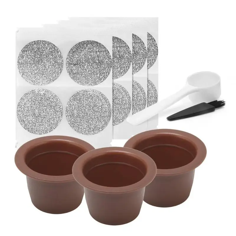

Reusable Coffee Dripper Cup Refillable Coffee Capsules Filter Tea Baskets Compatible with Nescafe Dolce Gusto