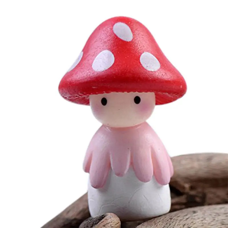 

Miniature Fairy Garden Mushroom Doll Home Decoration Outdoor Decor