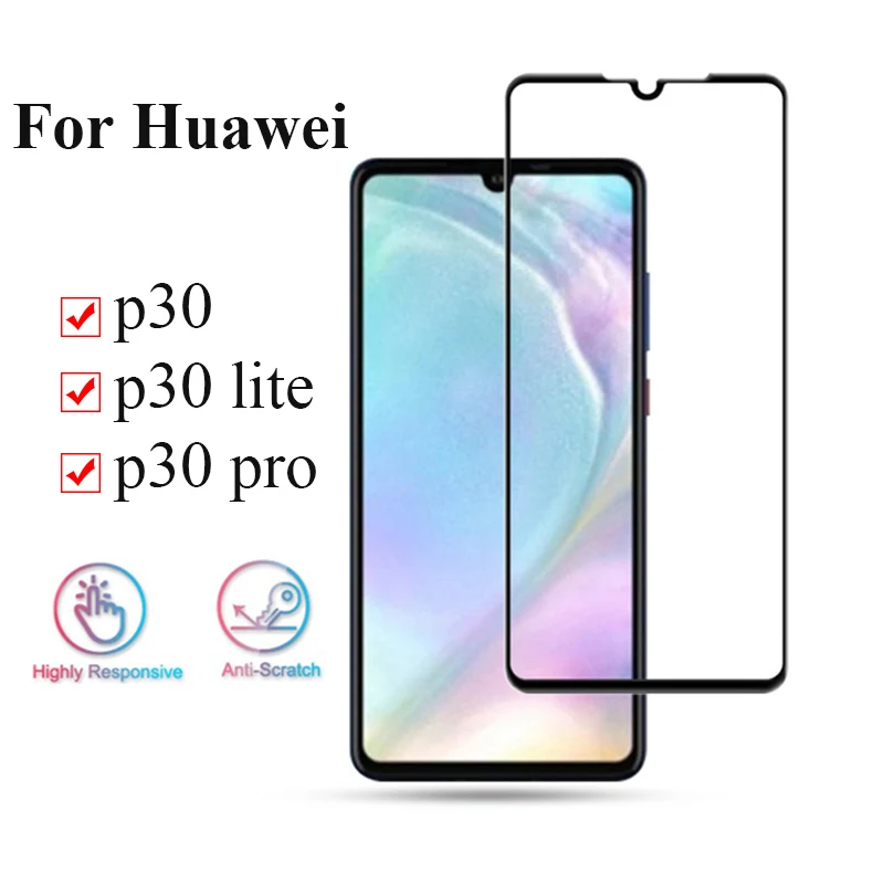 Стекло для Huawei P30 Pro Lite Glass P 30 30pro lite Light Huavei на Huawie p Защита экрана Verre 3D|Защитные
