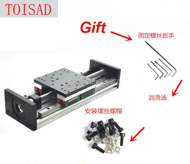 

1800mm Effective Travel Length 2010 Ballscrew Rail Linear Motion Guide Moving Module Table Slide CNC LGW