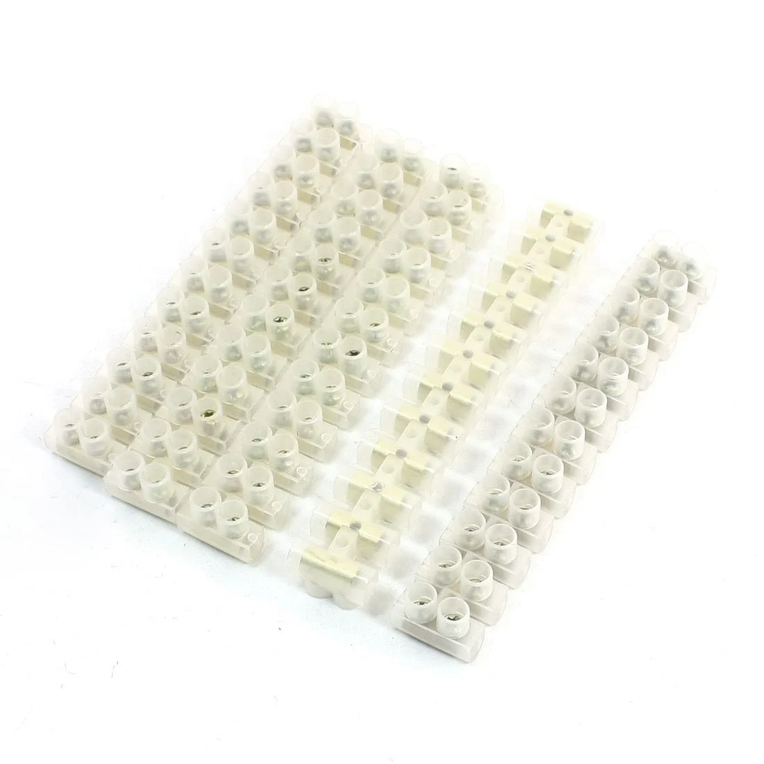 

5Pcs 20A 12 Positions Two Rows Screw Terminal Barrier Block Connector