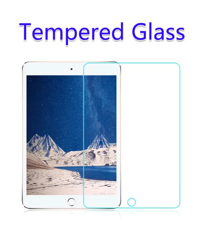 

1000pcs/lot For iPad Air 1/2 9.7 inch Premium Quality & High Transparent 9H Tempered Glass