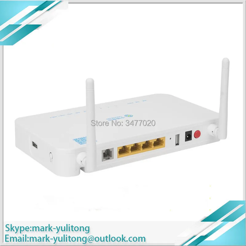 Новый ZTE ZXHN F673A V2 GPON ONU беспроводной ONT маршрутизатор 4GE 1tel 2 4G WIFI
