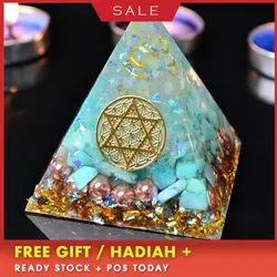 AURAREIKI Orgonite Pyramid Energy Converter Helps Career Resin Decorative Craft That Changes The Magnetic Field Of Life Gift AURAREIKI Orgonite Pyramid Energy Converter Helps Career Resin Decorative Craft That Changes The Magnetic Field Of Life Gift