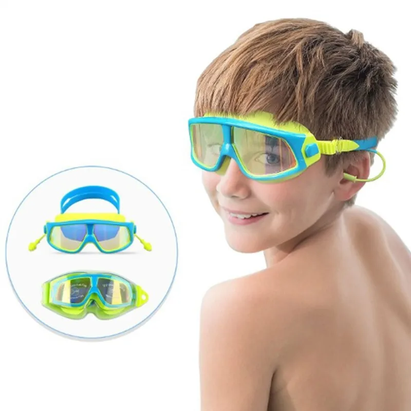 

Colored Anti Fog Swimming Goggles Boys Girls Junior Kids Ultraviolet-Proof Children Kids Teenagers Adjustable Swimming Goggles