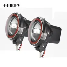 GRIKEY 2PCS 4 Inch 35W HID Work Light 12V Off Road Xenon Driving Fog Spot Light Lamp 4X4 4WD Truck ATV Offroad SUV