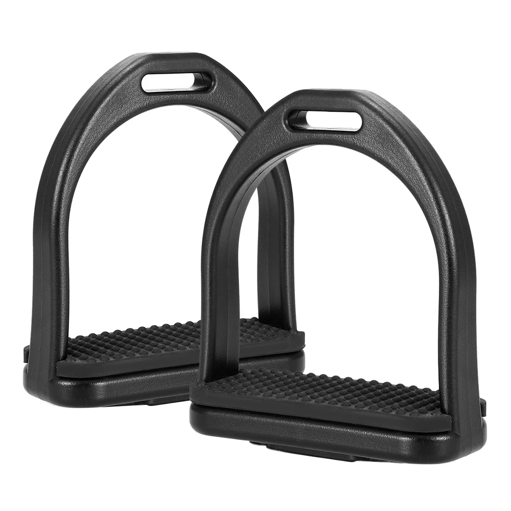 

2 PCS Horse Riding Stirrups Plastic Horse Saddle Anti-skid Horse Pedal Super Lightweight Equestrian Safety Equipment