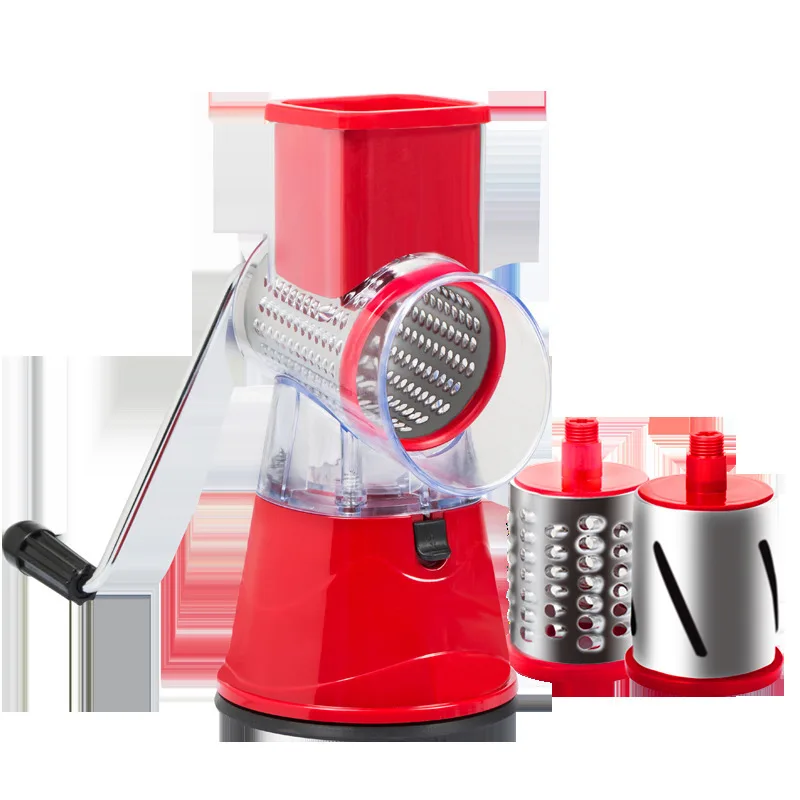  Multifunctional manual roller chopper vegetable cutting machine household potato shredder slicer sh - 33016971452
