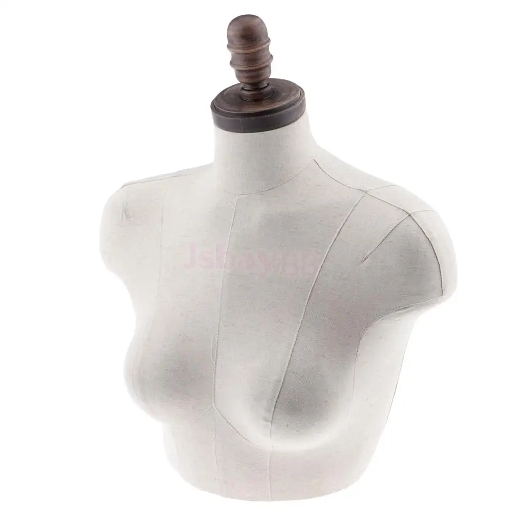 

Female Clothing Display Dress Form Bust Nud Mannequin Torso Dummy Top Stand