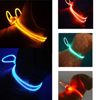 

LED Pet Collar Luminous Adjustable Pet Safety Collars Water Resistant Flashing Light