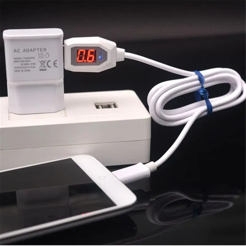 

New Fashion Mirco USB Cable LCD Digital Indicator Current Voltage Protector Fast Charging High Efficiency High Quality Cable