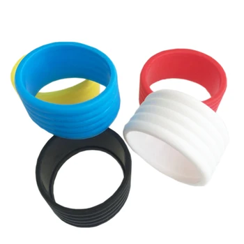 

10Pcs Tennis Racket Handle Anti-slip Rings Sweat Absorbent Silicone Tennis Racket Overgrip Tennis Handle Rings