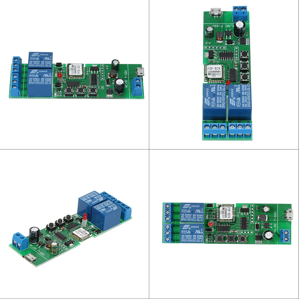 2CH USB DC5V/7-32 в беспроводной переключатель таймер умный Wifi переключатель универсальный модуль телефон пульт дистанционного управления для Alexa Google Home