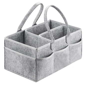 

Baby Diaper Caddy Organizer Portable Holder Bag for Changing Table and Car, Nursery Essentials Storage bins