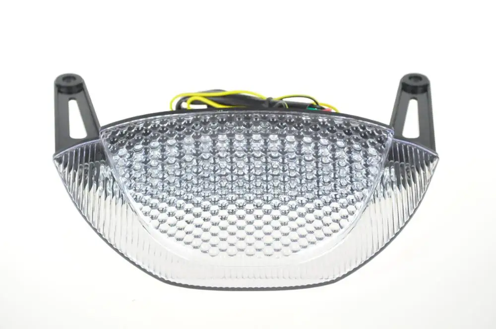 

Led Taillights Brake Rear Light with Sequential Turn Signal Lamp Indicators For Honda 08-12 CBR 600RR Above exhaust conversion