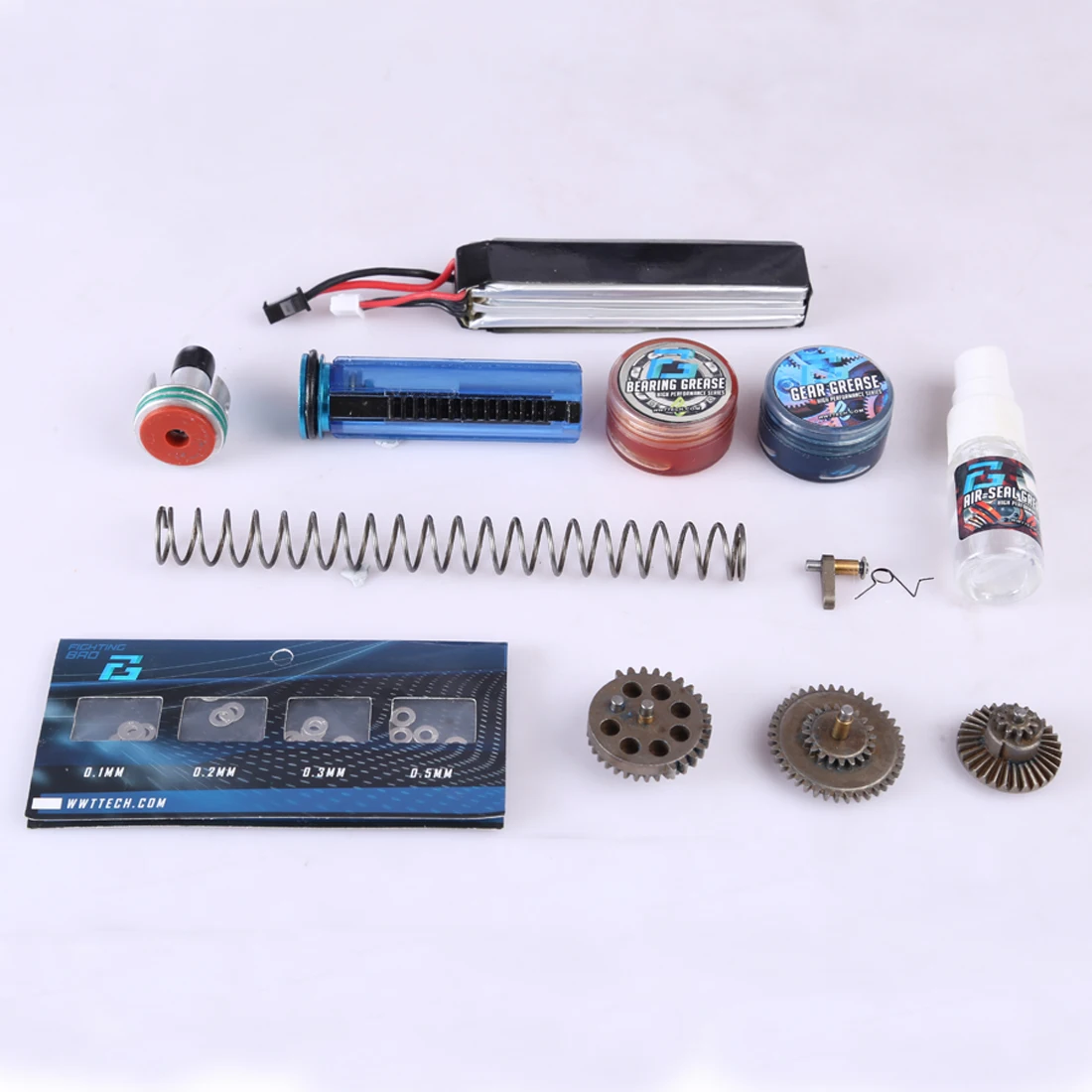 

DIY Jinming Gear Box Basic Modification Kit For Jinming Gen.8 M4 And Gen.2 Scar Gearbox With High Quality