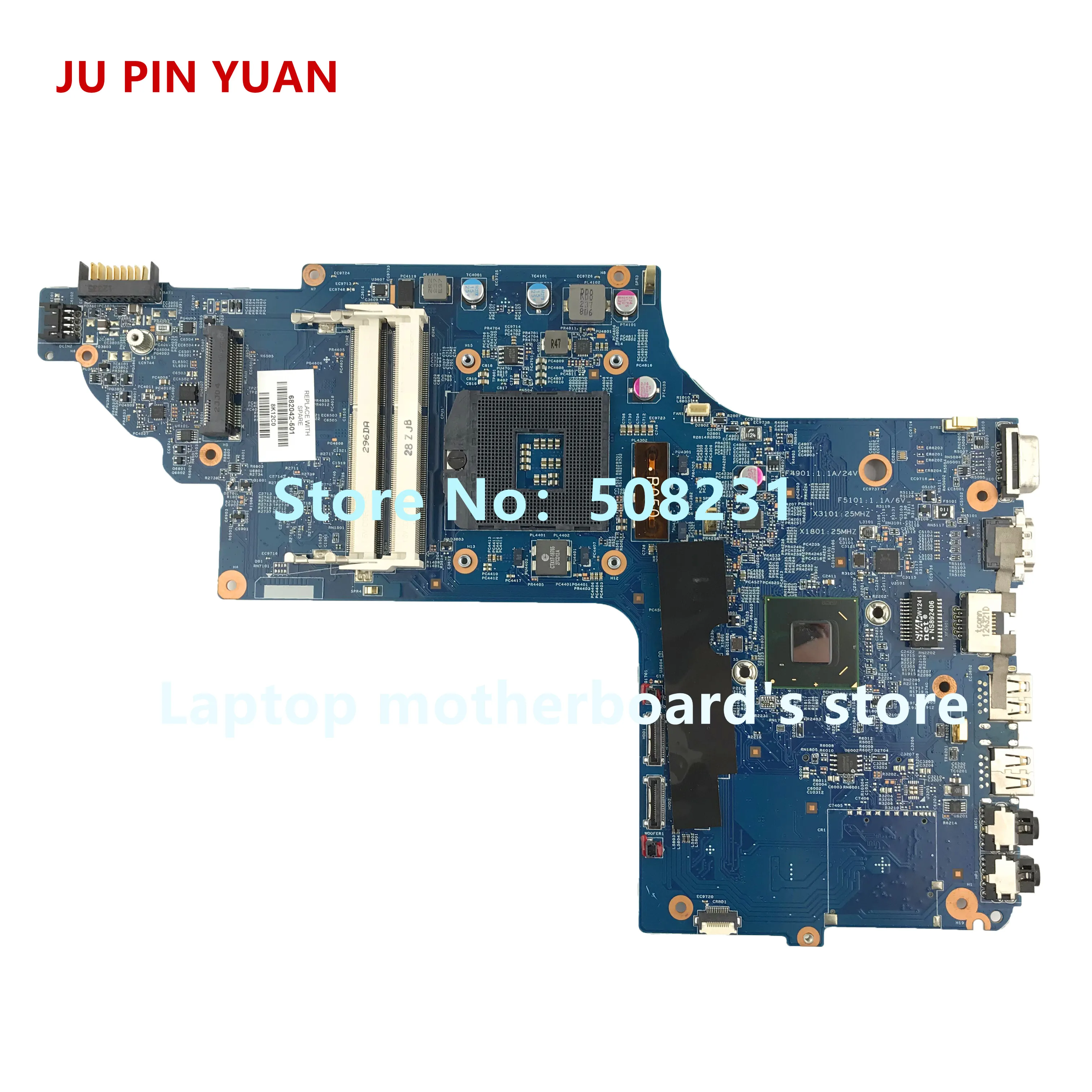 

682042-501 682042-001 For HP Pavilion DV7 DV7-7000 DV7T-7000 Laptop Motherboard 48.4ST04.021 HM77 Fully Tested