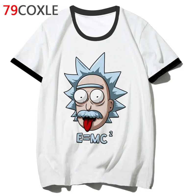 Футболка Rick Sanchez E = MC2 в стиле Харадзюку одежда хип-хоп Мужская Уличная школьная