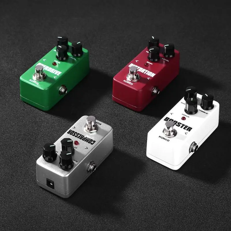 KOKKO Guitar Pedal Effect Compressor Booster Distortion Overdrive Electric Bass Guitar Effects True Bypass Musical Instruments KOKKO Guitar Pedal Effect Compressor Booster Distortion Overdrive Electric Bass Guitar Effects True Bypass Musical Instruments
