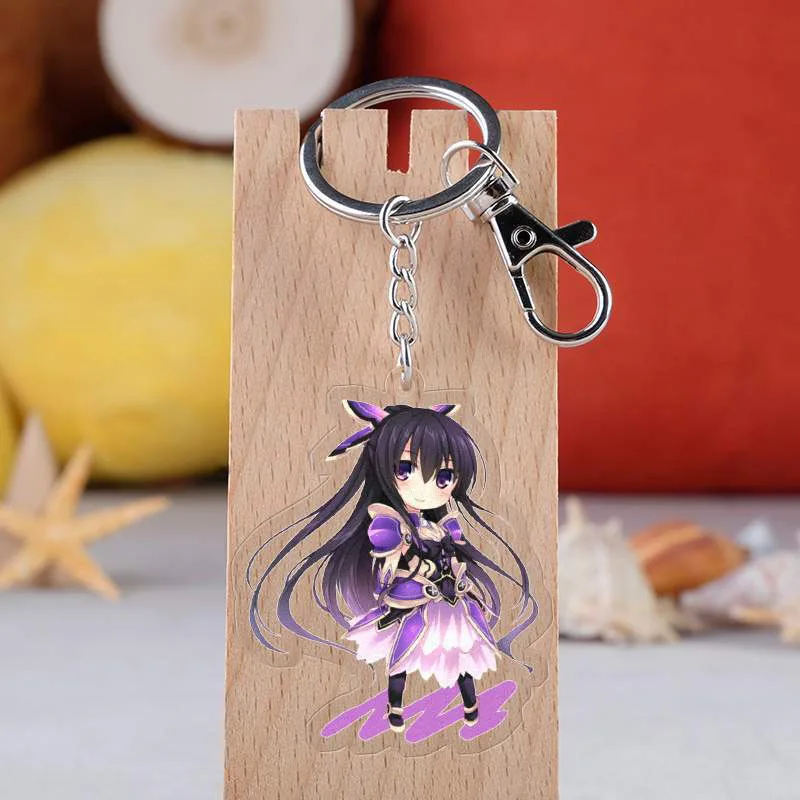 Аниме Дата живой акриловый брелок японский мультфильм Yoshino Yatogami Tohka Tokisaki Kurumi