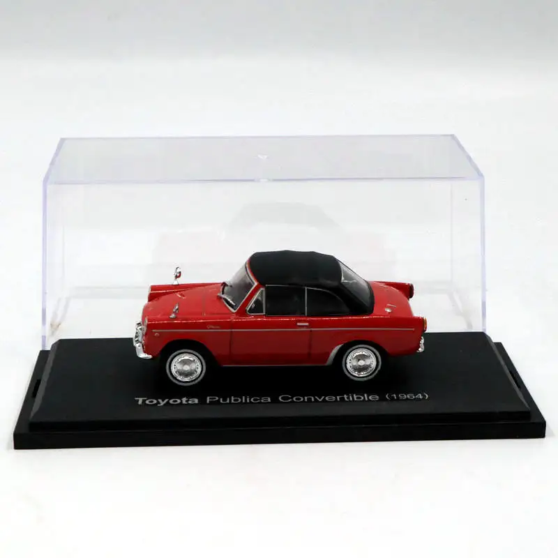 

1:43 Toyota Publica Convertible 1964 Diecast Models Toys Car Collection Red
