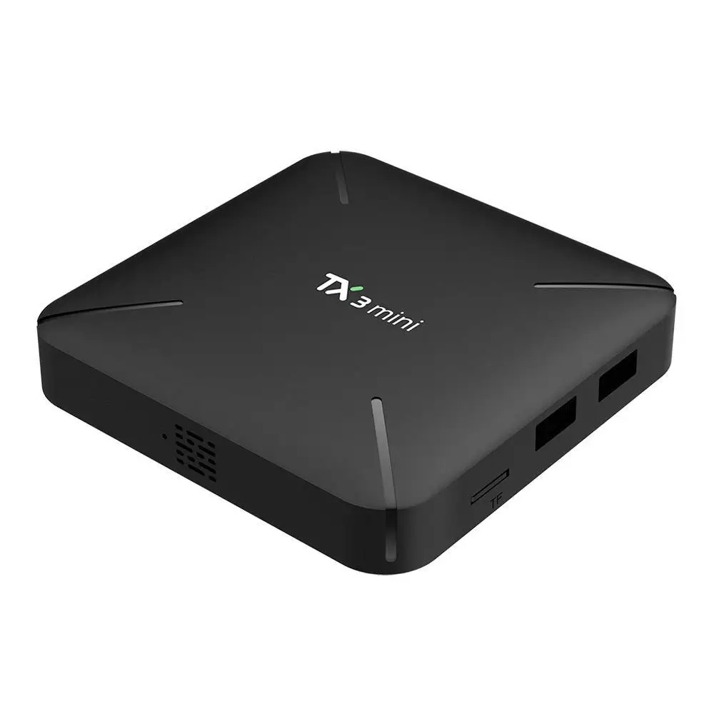 TX3 мини 1G 8G Amlogic S905W 4 ядра Smart 2 GB 16 GB Android 7,1 ТВ BOX 2,4 GHz Wi-Fi Play Store 4 K ТВ коробка Декодер каналов кабельного телевидения