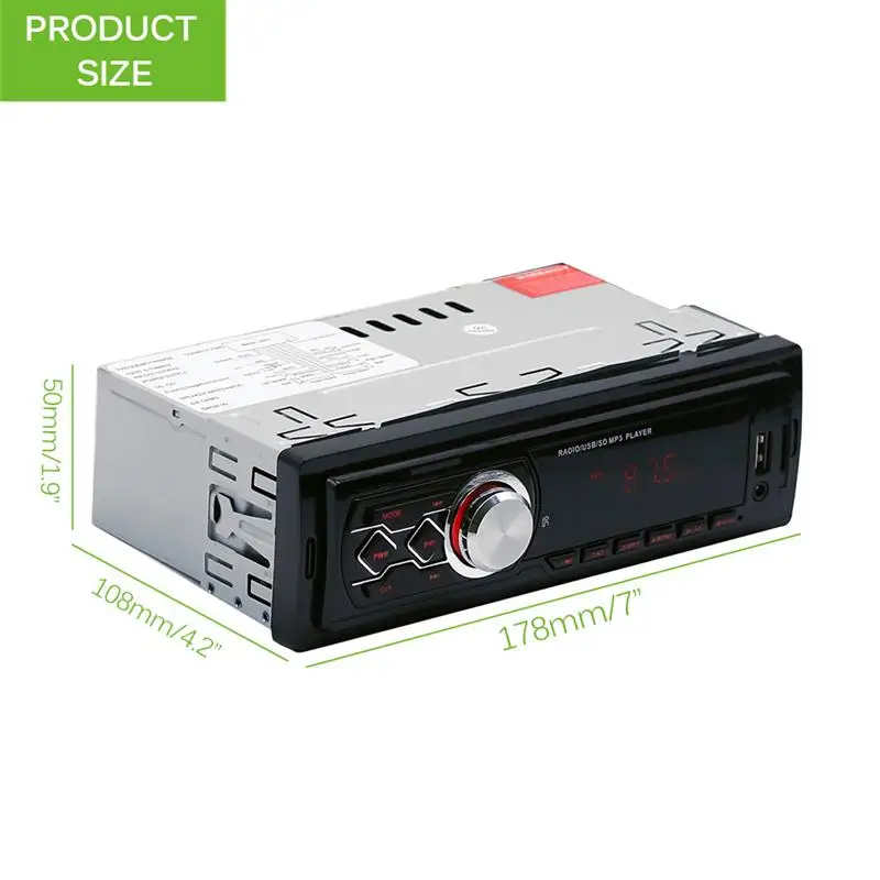 Автомагнитола Onever mp3 плеер стерео USB AUX Классическая автомобильная
