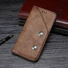 Retro Phone Case Cover for OnePlus 7 Pro PU Leather Wallet Case Magnetic Flip Stand Cover on Oneplus 7 pro 7pro Armor Shell
