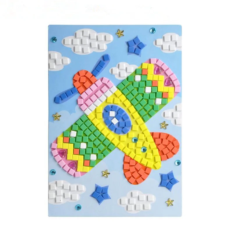 

Multi 3D Puzzle Stickers Toys Animals Craft EVA Mosaic Art Educational Toy Gifts