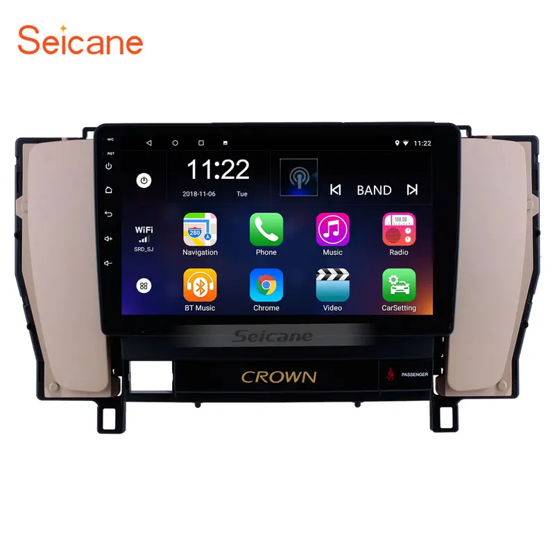 Seicane Car GPS Navigation AutoStereo For 2010-2014 Toyota old crown 9 Inch Android 8.1 Unit Player | Автомобили и мотоциклы