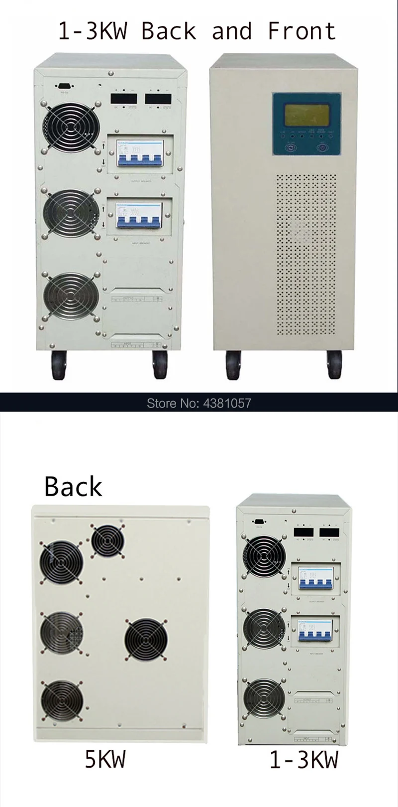 2KW 48VDC трехфазный Выход низкая частота инвертора переменного тока Зарядное устройство 4000 Surge UPS Инвертор постоянного тока 48 V к переменному току 380 V сетки от инвертора