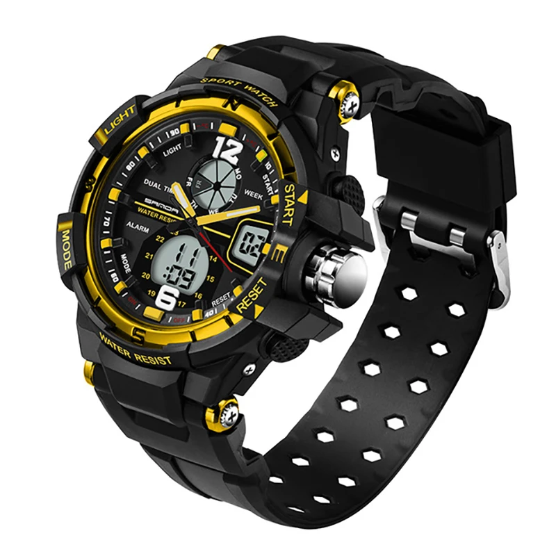 

Sanda Waterproof Men'S Watch Digital Led Sports Watch Men'S Watch Watch