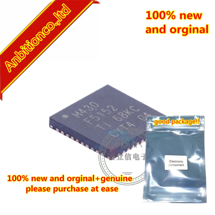 

5pcs 100% new and orginal MSP430F5152IRSBR MIXED SIGNAL MICROCONTROLLER QFN in stock