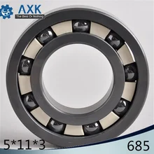 685 Full Ceramic Bearing ( 1 PC ) 5*11*3 mm Si3N4 Material 685CE All Silicon Nitride Ceramic 618/5 Ball Bearings 6001 full si3n4 ceramic deep groove ball bearing 12x28x8mm full complement