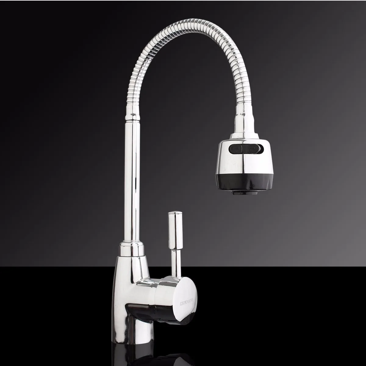 

Chrome Swivel Kitchen Faucet Modern Basin Faucets Mixer Tap Alloy Bathroom Tap Faucet Kitchen Mixer Cold and Hot Water