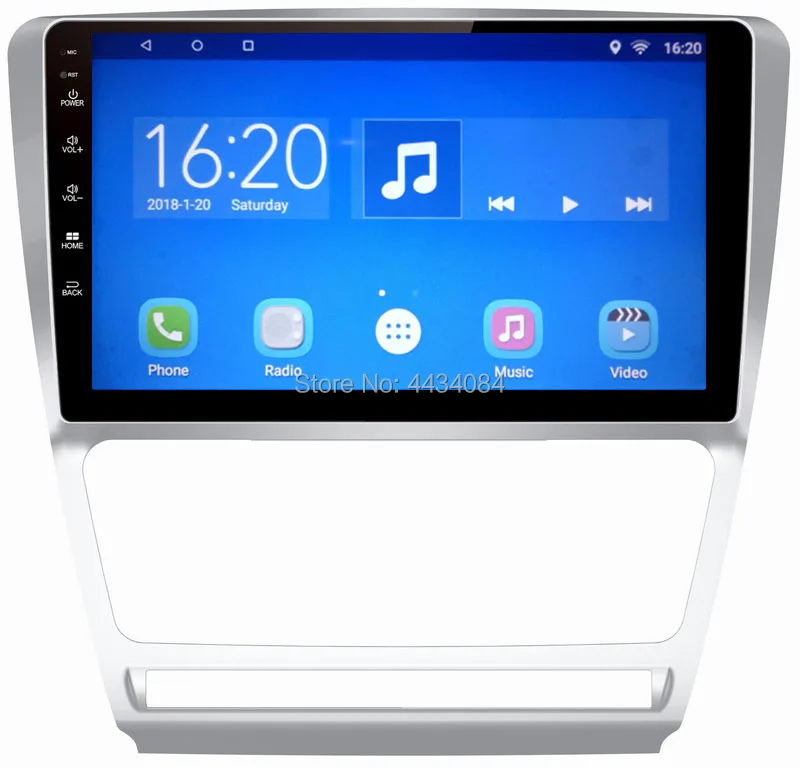 Автомагнитола Ouchuangbo стерео BT android 7 1 поддержка SWC 3G Wi Fi USB 4 ядра для Skoda Octavia 2007