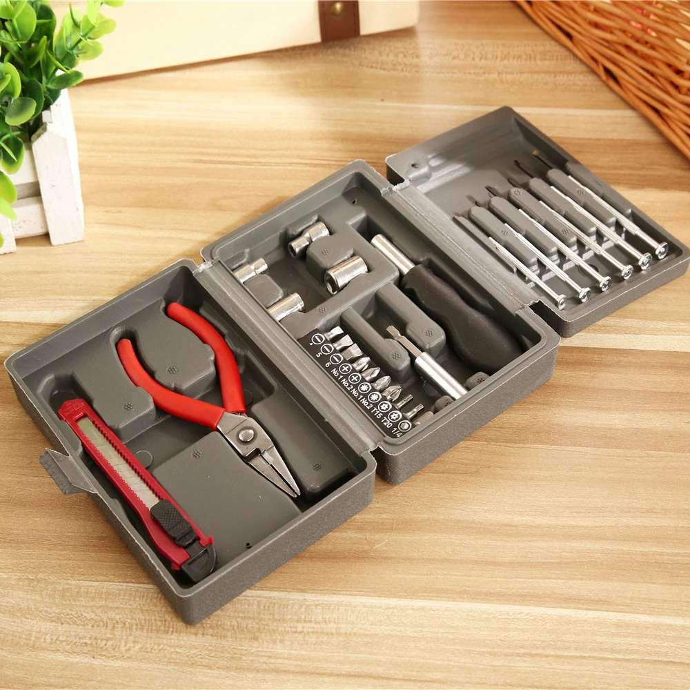 

24 PCS Home Toolkit Tool Combination Suit Multi-functional Hardware Toolbox