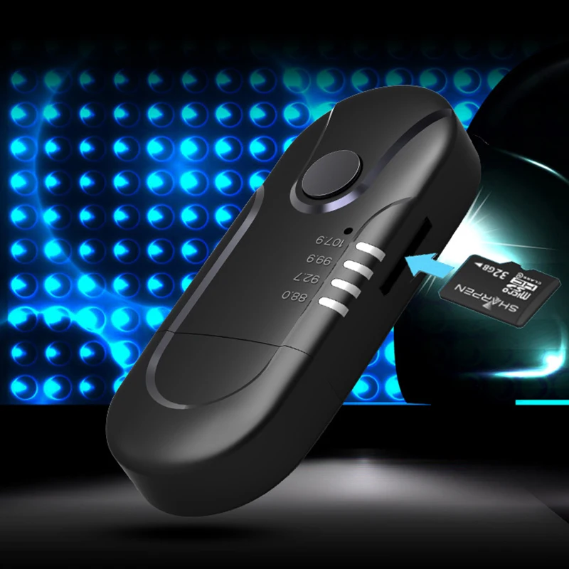 

Car FM Transmitter USB Powered Bluetooth 4.1 AUX Audio Player TF Card Music Adapter Receiver Hands-Free Call Car FM Modulator