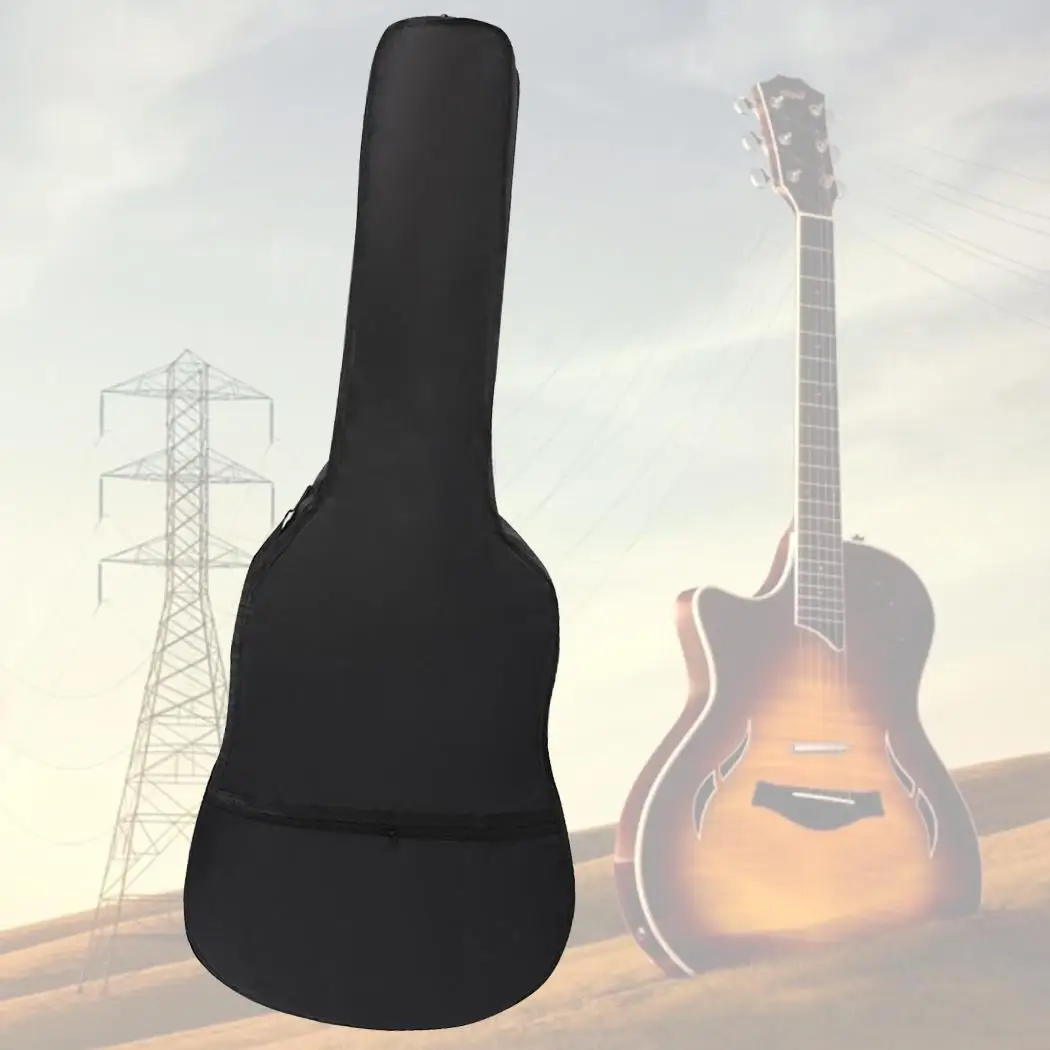 

Guitar Bag 38 40 41 inches Waterproof Anti-scratch Shockproof Zipper Two Strap Bag Portable Guitar Backpack Case Soft Gig Cover