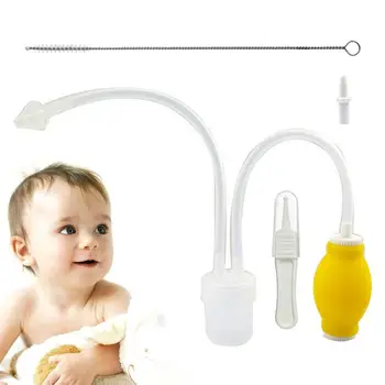 

Nasal Aspirator Safe Hygienic Portable Nose Sucker Snot Sucker Nose Cleaner Nose Cleaning Tool For Infant Newborn Baby