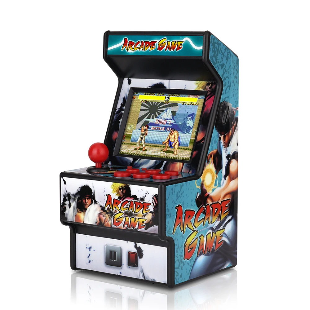 

RHAC01 16-Bit Portable Retro Handheld Game Console Game Machine Mini Arcade Games AV Output 156 Classic Games With 2.8" Screen