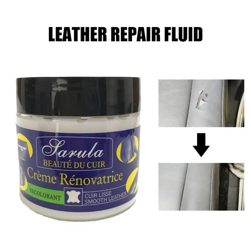  Leather Vinyl Repair Kit Auto Car Seat Sofa Coats Holes Scratch Cracks Rips Liquid Leather Repair T