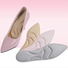 4D Sponge Soft Insole Arch Support High Heels Shoes Pad Comfort Cushion Inserts Ladies Sandals  Black Gray Insoles Pink