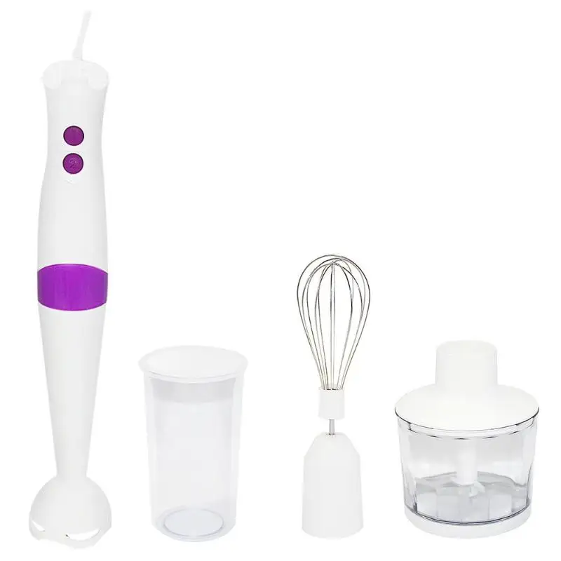 

Hand Blender 4 in 1 Portable Multifunction immersion Blender Mini Electric Juicer Milkshake Mixer Meat Grinder Whisk Juice Maker