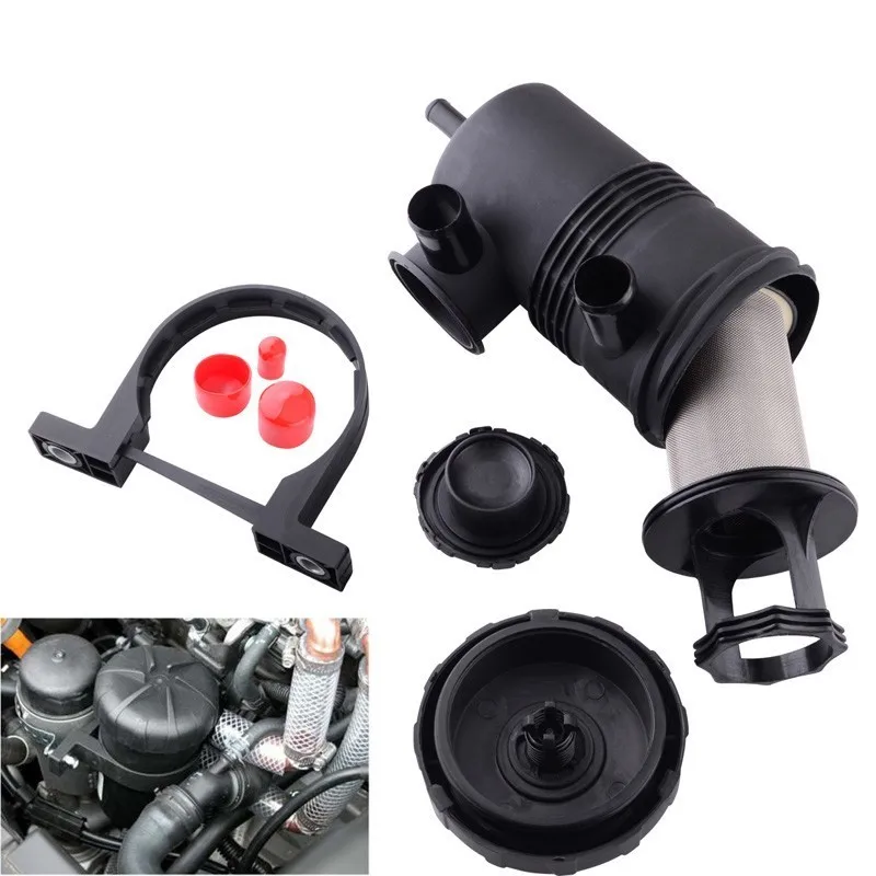 

ESPEEDER Universal Pro 200 Vent Oil Separator Catch Can Filter Oil Catch Can For Hilux Turbo 4WDs Ford 3931070550