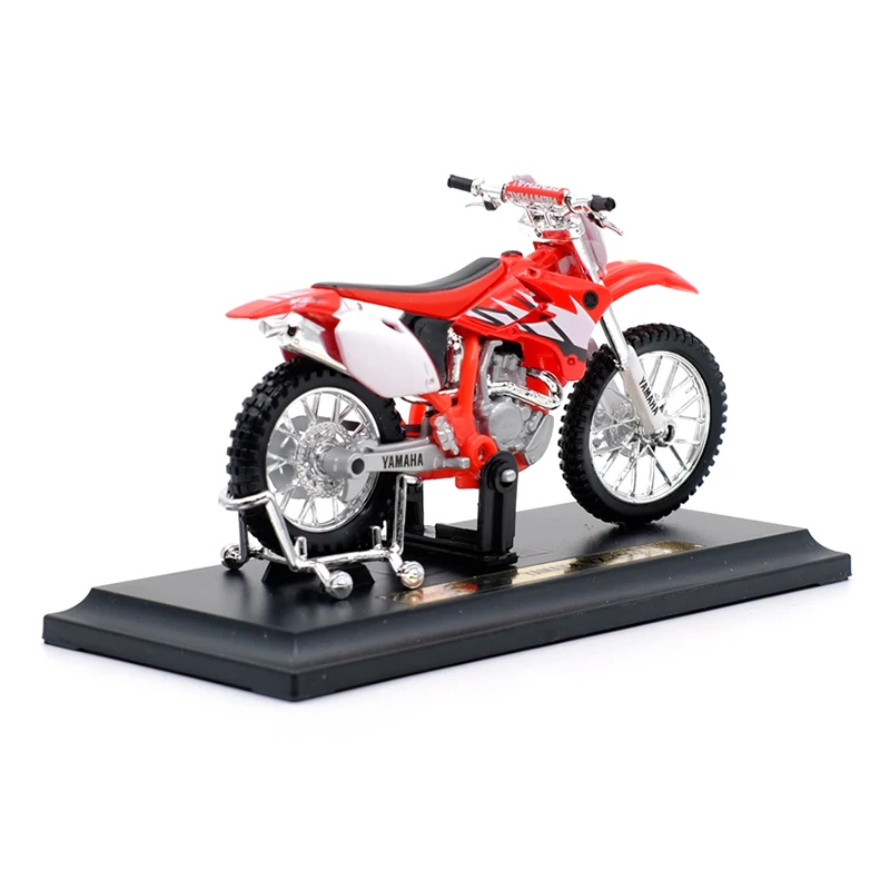 MAISTO 1:18 YAMMAHA YZ-450F Литая модель мотоцикла из сплава Рабочая короткопоглотитель игрушка для детей подарки коллекция игрушек