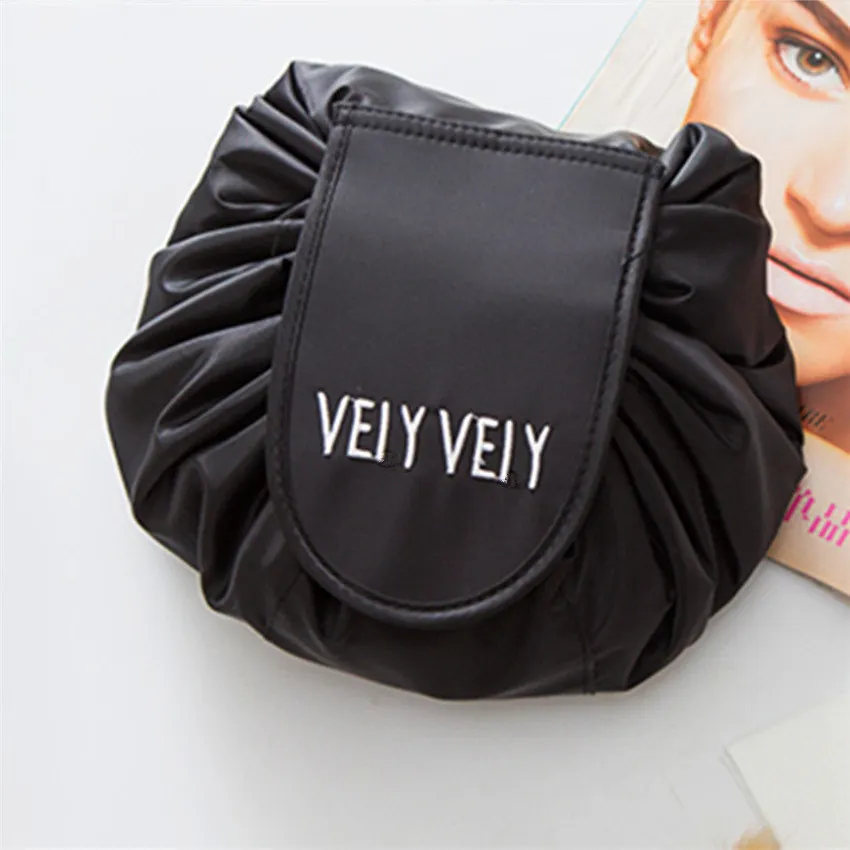 

HJKL Lazy Make Up Makeup Bag Portable Travel Drawstring Bulk Storage Cosmetics Magic Bags Artist Wash Bags neceser mujer