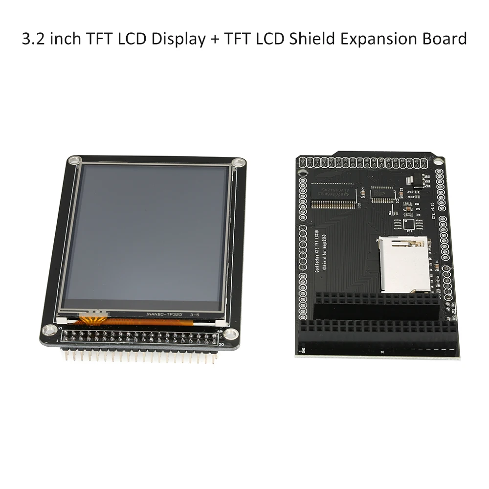 3 2 &quotTFT ЖК дисплей + TFT/SD Щит Плата расширения для Arduino MEGA 2560 модуль SD карта 8 из за