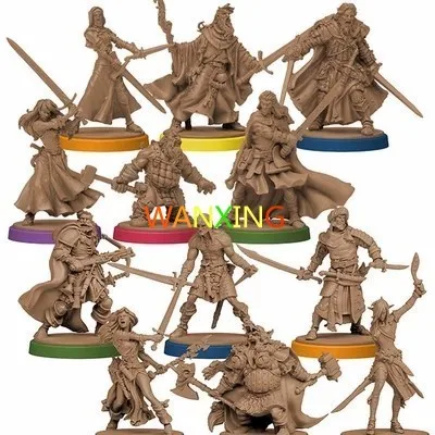 

1/72 Scale Model Role Playing Zombicide Board Game Character Props Plastic DIY Hobbies Toys For Children Free Shipping