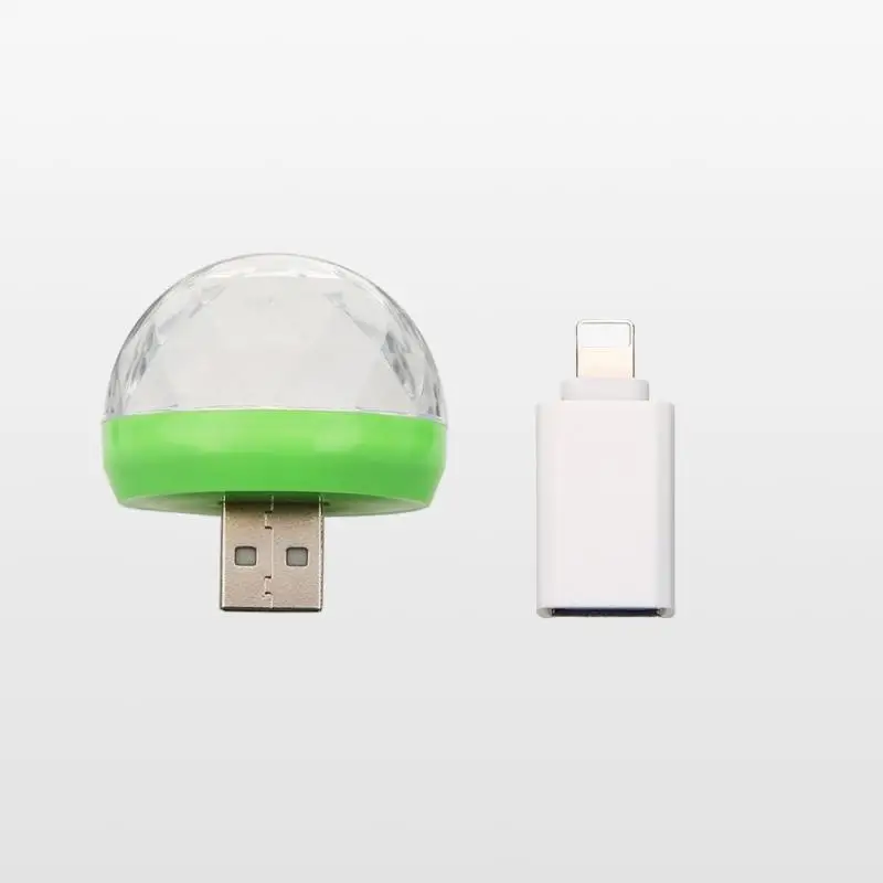 Мини USB Светодиодная лампа для вечеринки музыка магический шар подсветка
